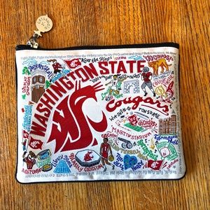 Washington State University zip pouch by Catstudio
